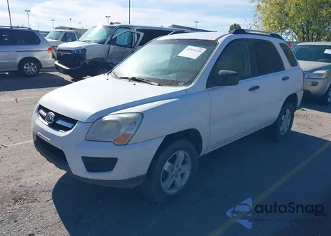 2010 Kia Sportage Lx V6 z USA, uszkodzony, nr VIN KNDKGCA35A7695826